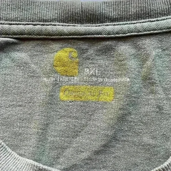 Carhartt (Lot/Bundle 2 items!) T-Shirt Long Sleeve & Short Sleeve Shirt Mens - Picture 4 of 15